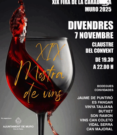Muro celebra la XIX Mostra de Vins dins la Fira de Tardor 2025