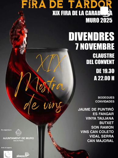 Muro celebra la XIX Mostra de Vins dins la Fira de Tardor 2025