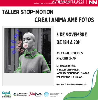 Taller Stop-Motion: Crea i anima amb fotos
