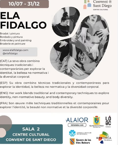 Exposició d’Ela Fidalgo al Convent de Sant Diego d’Alaior