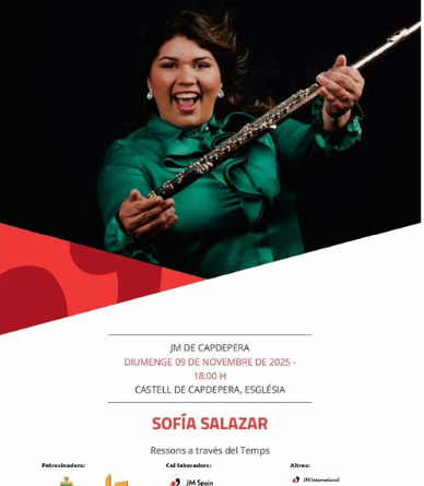 Concert de flauta de Sofía Salazar al Castell de Capdepera