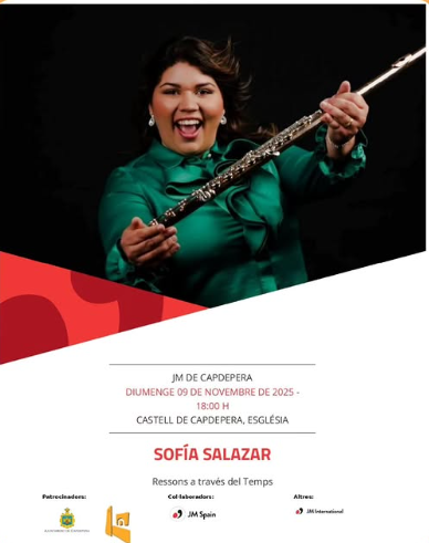 Concert de flauta de Sofía Salazar al Castell de Capdepera