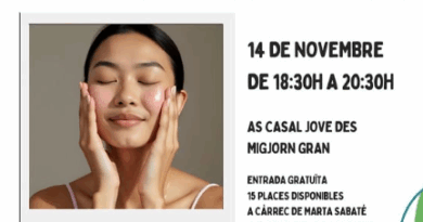 Taller d’automassatge al Casal Jove des Migjorn Gran: connecta amb el teu propi cos