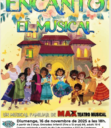 El Teatre de Capdepera acull el musical familiar “Encanto” el 16 de novembre