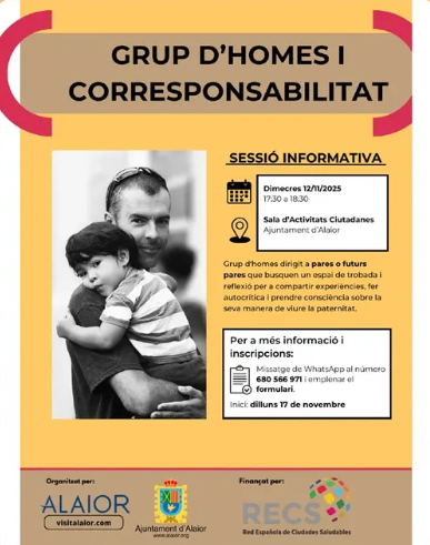 Alaior impulsa un grup d’homes per fomentar la corresponsabilitat i la paternitat activa