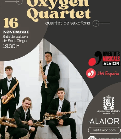 Concert de l’Oxygen Quartet a la Sala de Cultura de Sant Diego