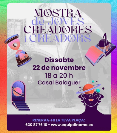 Mostra de Joves Creadors i Creadores al Casal Balaguer