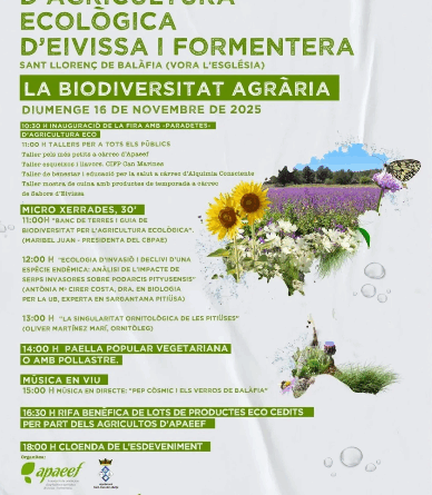 IV Fira d’Agricultura Ecològica d’Eivissa i Formentera a Sant Llorenç de Balàfia