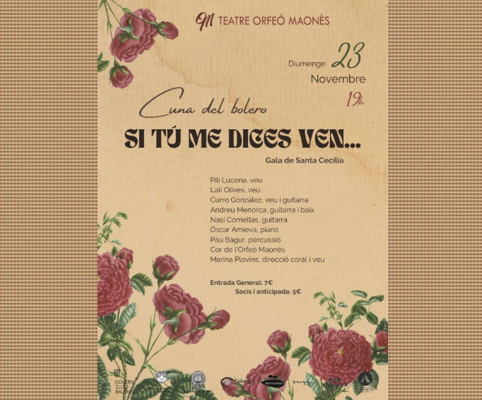 Gala de Santa Cecília: “Si tú me dices ven…” al Teatre Orfeó Maonès