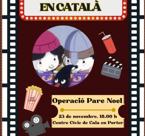Cinema infantil en català al Centre Cívic de Cala en Porter