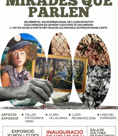 “Mirades que parlen”, una exposició col·lectiva per celebrar el Dia Internacional de la Discapacitat