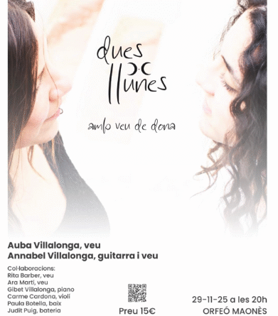 DUES LLUNES – Amb veu de dona