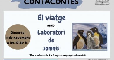 “El viatge”, conte amb titelles de cartó a la Biblioteca de Son Gotleu