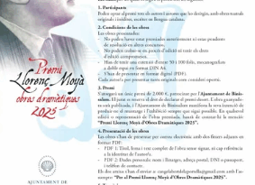 XVII Premi Llorenç Moyà d’obres dramàtiques 2025
