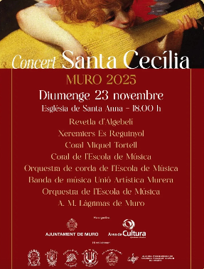 Muro celebra Santa Cecília amb un concert especial a l’Església de Santa Anna
