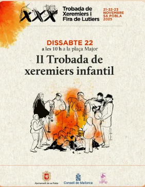 Sa Pobla celebra la II Trobada de Xeremiers Infantil dins la Fira de Lutiers