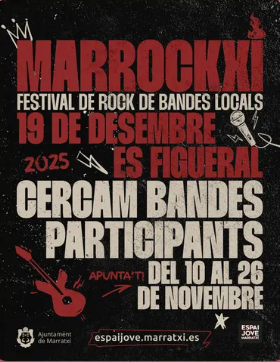Marratxí obre la convocatòria per al festival MarRockxí 2025