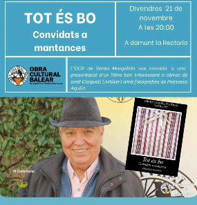 Presentació del llibre Tot és bo. Convidats a matances