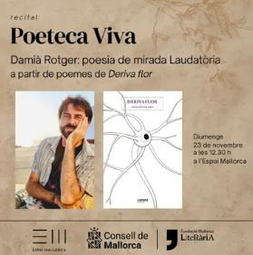 Recital “Poeteca Viva” amb Damià Rotger a l’Espai Mallorca