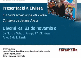 Presentació del llibre Els cants tradicionals als Països Catalans de Jaume Ayats