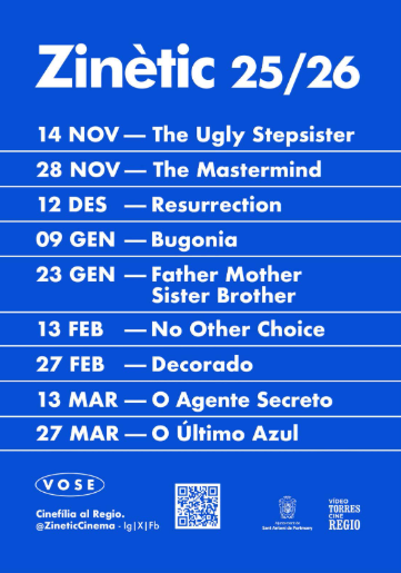 Zinètic Cinema torna al Cine Regio amb la seva 9a temporada de cinema independent en VOSE