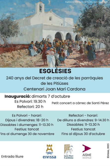 Exposició “Esglésies”: 240 anys del Decret de creació de les parròquies de les Pitiüses
