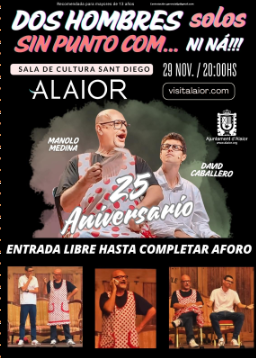 Dos hombres solos sin punto com… ni ná! arriba al Convent de Sant Diego