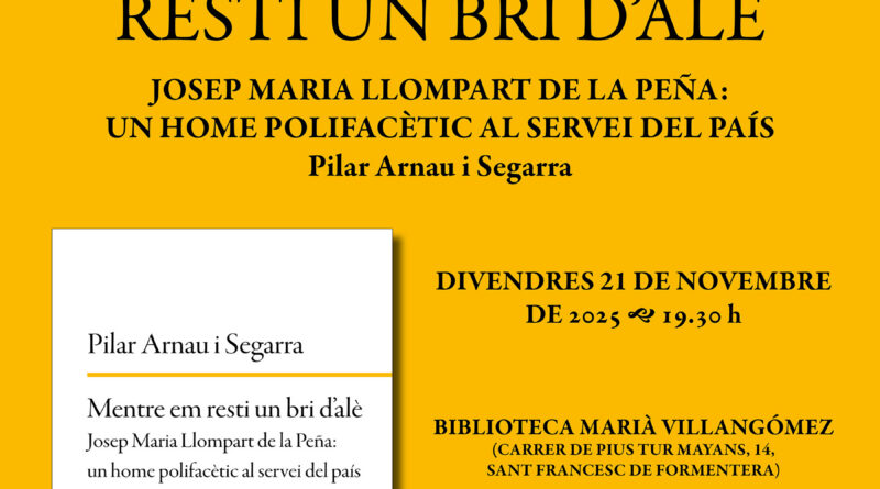Presentació del llibre Mentre em resti un bri d’alè