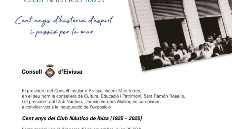 Exposició «Cent anys del Club Nàutic d’Eivissa» a Sa Nostra Sala