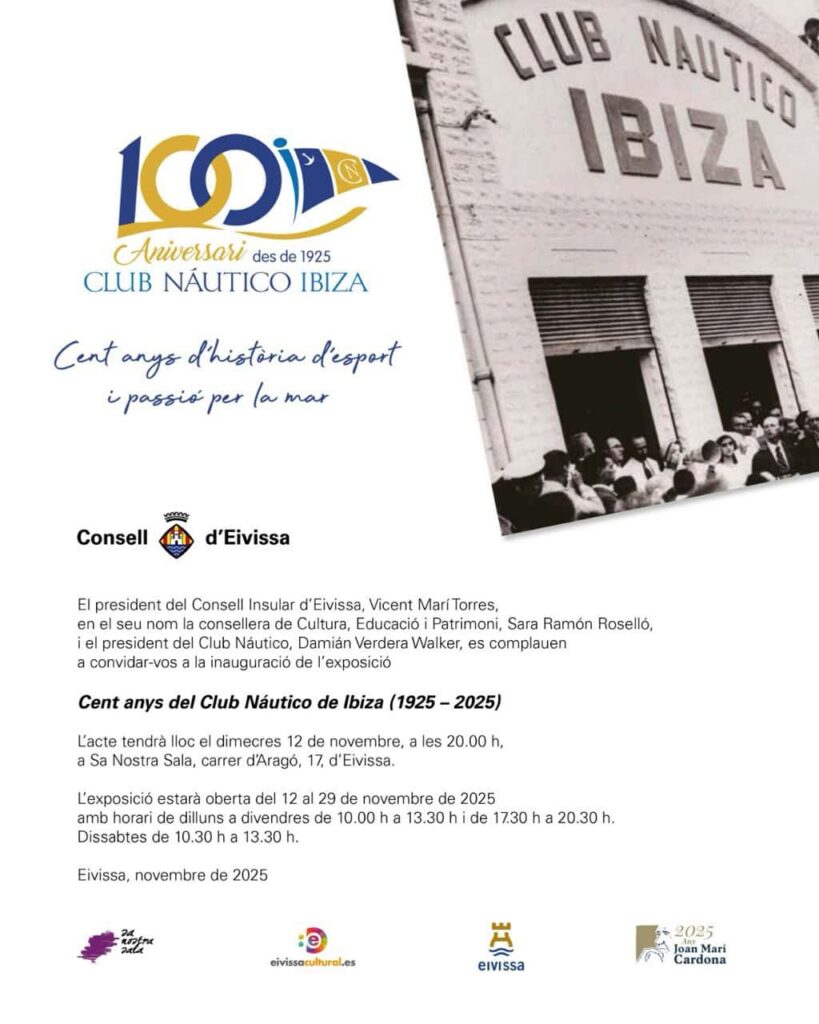 Exposició «Cent anys del Club Nàutic d’Eivissa» a Sa Nostra Sala