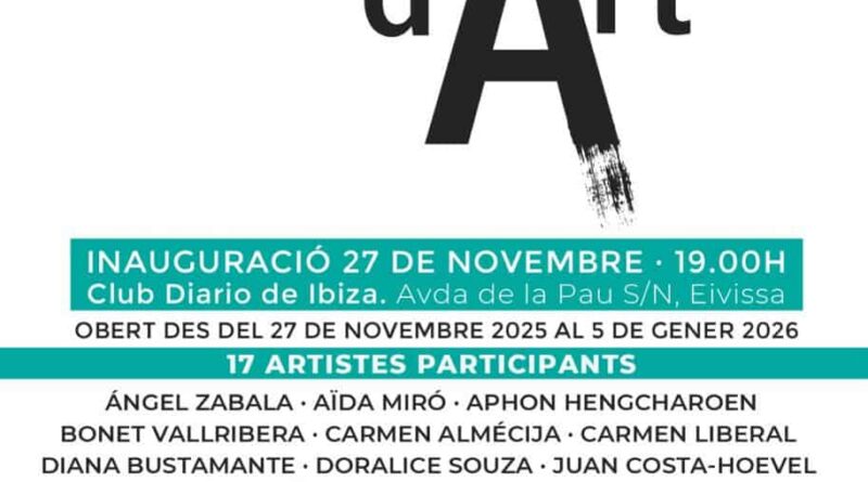 Fira d’Art, la mostra col·lectiva de Nadal al Club Diario de Ibiza