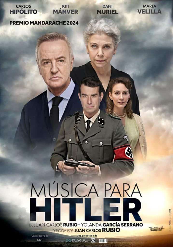 “Música para Hitler”, amb Carlos Hipólito i Kiti Mánver, arriba a l’auditori de Can Ventosa