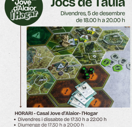 Tarda de jocs de taula al Casal Jove d’Alaior