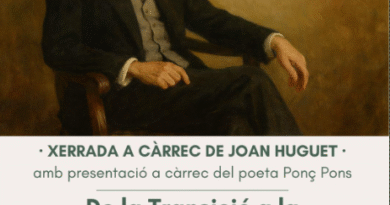 Xerrada «Torcuato» amb Joan Huguet