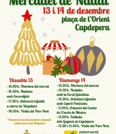 Capdepera celebra el seu Mercadet de Nadal amb dues jornades plenes d’activitats familiars