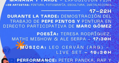 Palma celebra el ‘Finde de Arte – Art Show’ amb més de 30 artistes i un programa ple de música, poesia i performance