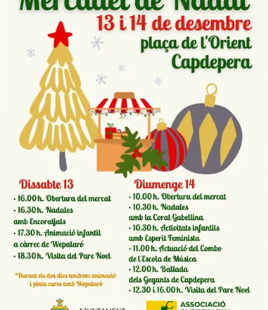 Capdepera celebra el seu Mercadet de Nadal amb activitats, música i ambient festiu a la Plaça de l’Orient