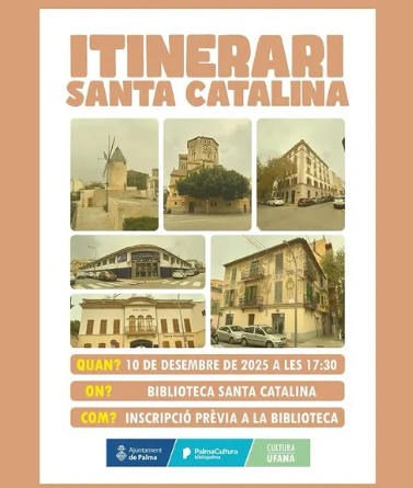 La Biblioteca de Santa Catalina organitza un itinerari cultural pel barri