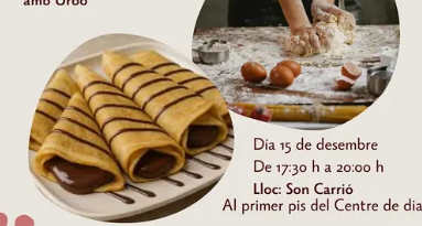 Son Carrió ofereix un taller nadalenc de cuina amb Uroo per a joves