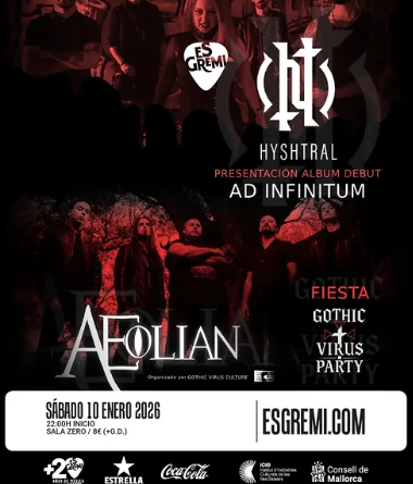 Hyshtral presenta el seu àlbum debut Ad Infinitum a Es Gremi