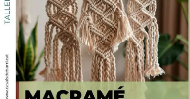 Taller trimestral de macramé