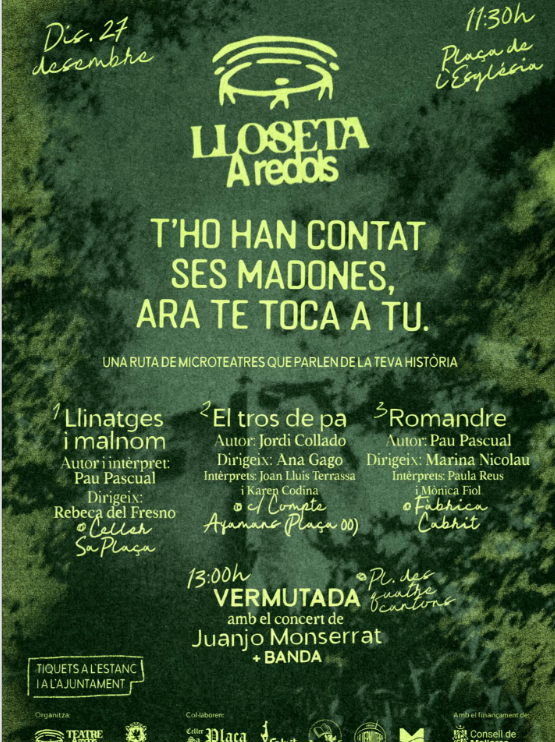 Lloseta a Redols reivindica la memòria col·lectiva amb una ruta de microteatres pels carrers del poble
