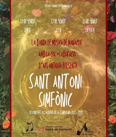 “Sant Antoni Simfònic”, una cita imprescindible que torna a fer vibrar Manacor