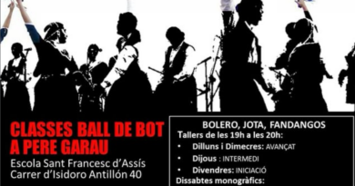 Les classes de ball de bot tornen a Pere Garau amb programació de gener a abril de 2026
