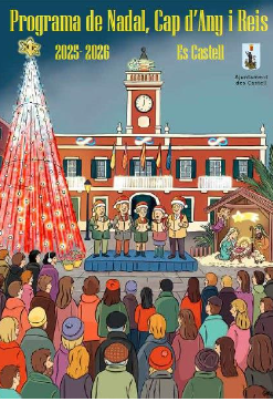 Es Castell dona la benvinguda al Nadal amb un ampli programa de festes, Cap d’Any i Reis