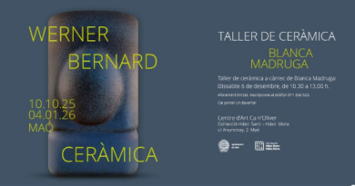 Taller de ceràmica amb Blanca Madruga a Ca n’Oliver