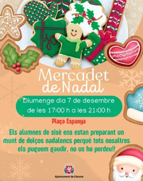 Lloseta celebra un Mercadet de Nadal ple de dolços i ambient festiu