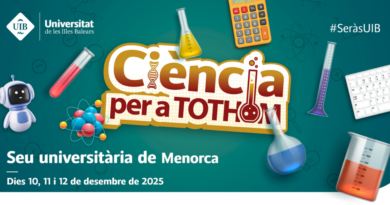 “Ciència per a Tothom” torna a Menorca amb tallers pràctics per despertar vocacions científiques