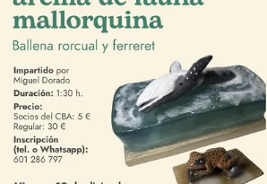 El Cercle de Belles Arts de Palma organitza un taller de modelatge en argila dedicat a la fauna mallorquina