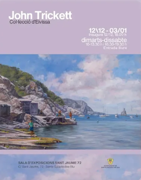 Santa Eulària inaugura “John Trickett: Col·lecció d’Eivissa”, una exposició dedicada a la mirada pictòrica de l’illa